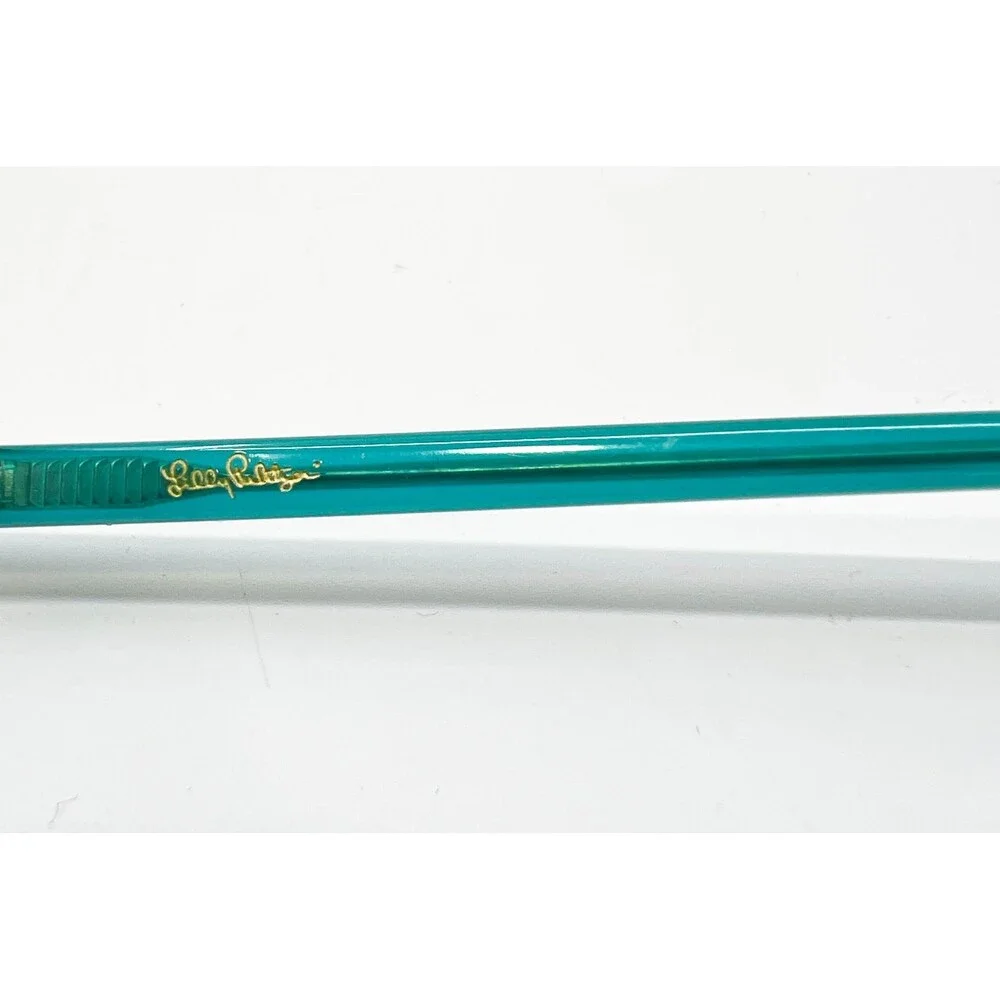 Lilly Pulitzer Eyeglasses Womens Tortoise Teal Witherbee TOT 49-17-135 49mm